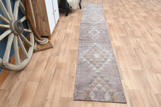 Pale Purple Vintage Turkish Runner - Thumbnail