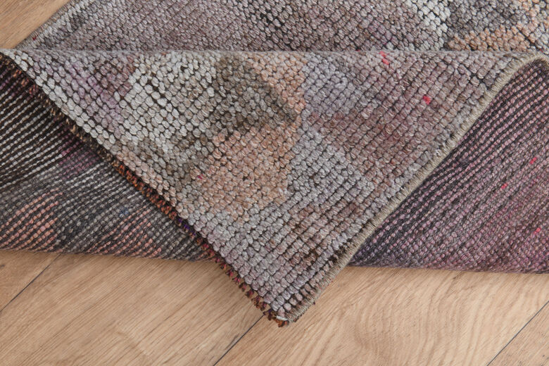 Pale Purple Vintage Turkish Runner