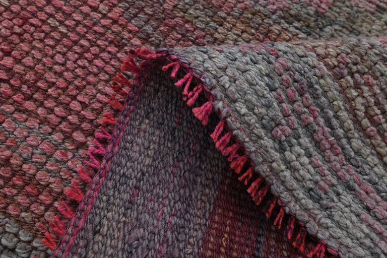 Pink Hand-Knotted Runner