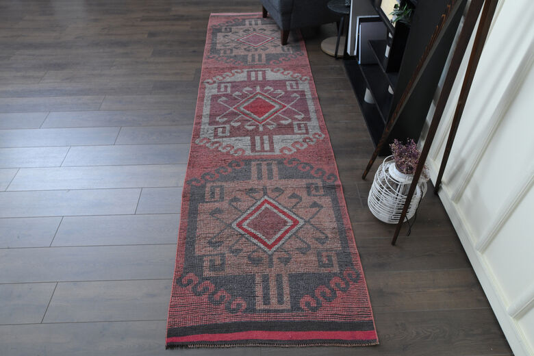Unique Vintage Turkish Rug Runner