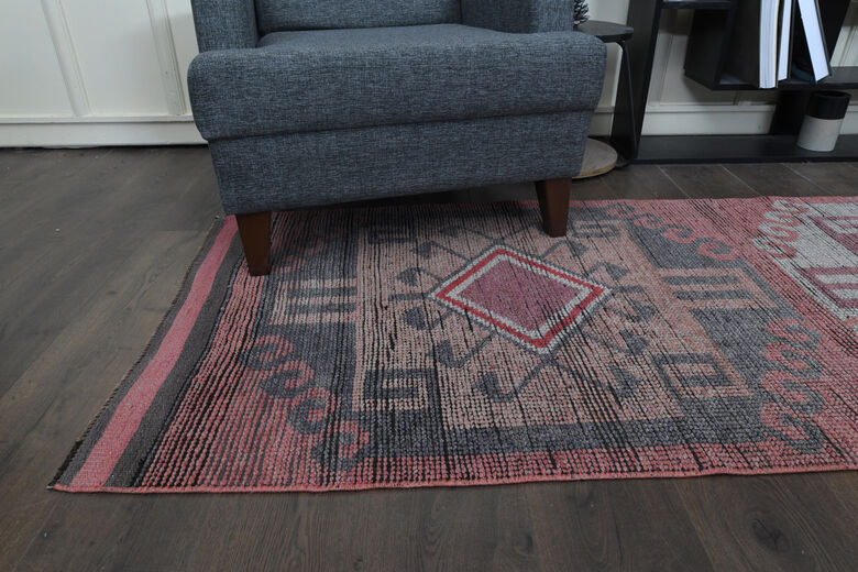 Unique Vintage Turkish Rug Runner