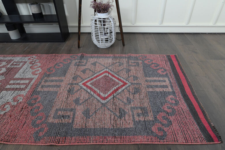 Unique Vintage Turkish Rug Runner