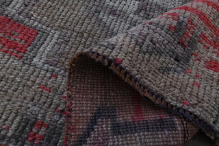 Hot Pink Vintage Turkish Rug Runner - Thumbnail