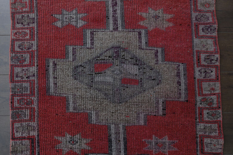 Hot Pink Vintage Turkish Rug Runner