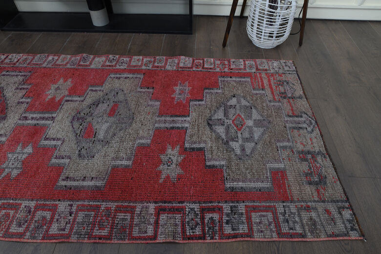 Hot Pink Vintage Turkish Rug Runner