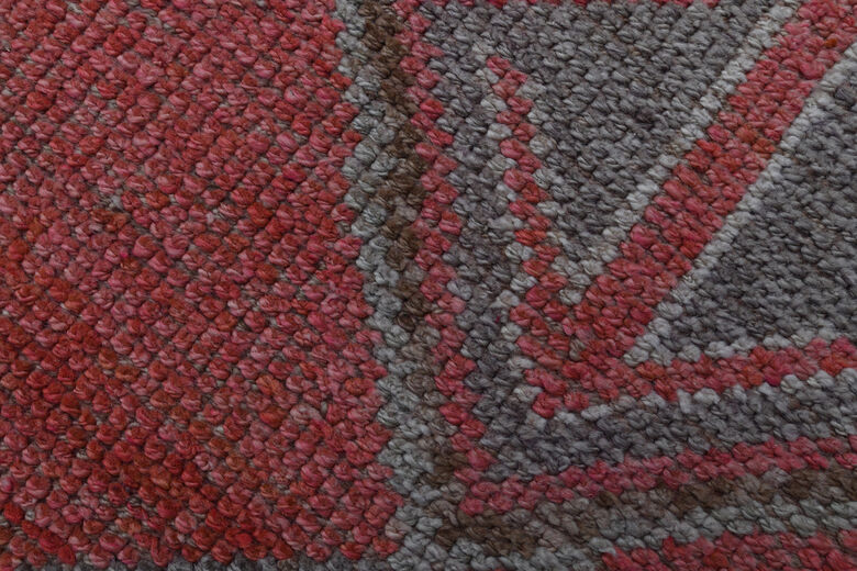 Pink Vintage Turkish Rug Runner