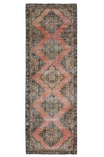 Vintage Wide Runner Rug - Thumbnail