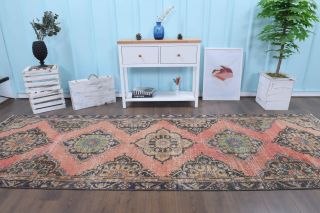 Vintage Wide Runner Rug - Thumbnail