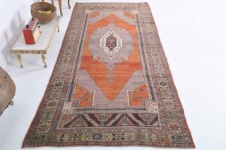 Vintage Taspinar Anatolian Wide Runner Rug - Thumbnail