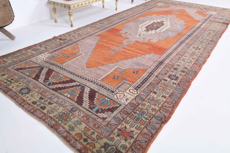 Vintage Taspinar Anatolian Wide Runner Rug
